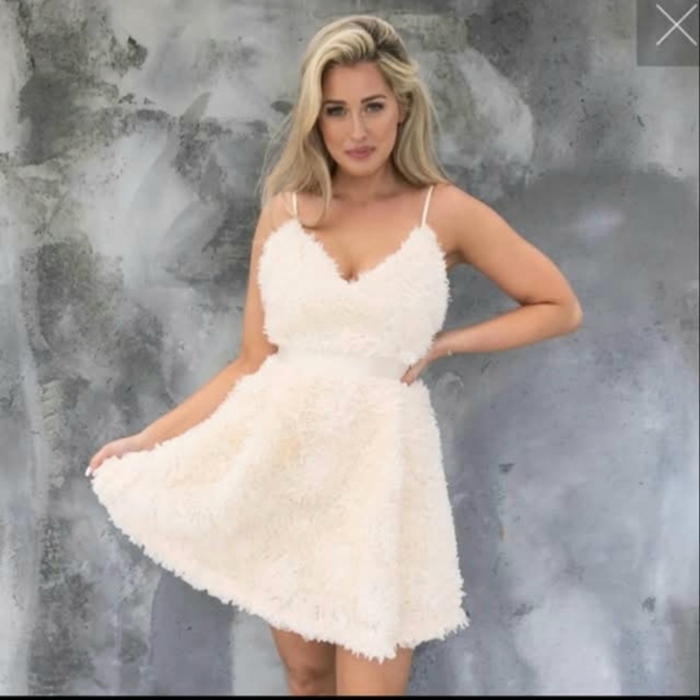 NWT Dainty Hooligan GARDEN OF IVORY Mini Dress ~sz Small